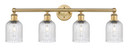 Bathroom Fixtures Four Lights by Innovations ( 405 | 616-4W-BB-G559-5SDY Edison ) 
