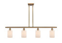 Linear/Island 4 Light + by Innovations ( 405 | 516-4I-BB-G341-LED Ballston ) 