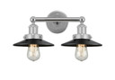 Bathroom Fixtures Two Lights by Innovations ( 405 | 616-2W-PC-M6-BK Franklin Restoration ) 