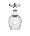 Semi-Flush Mts. Glass Down by Innovations ( 405 | 616-1F-PC-G292 Edison ) 