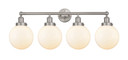 Bathroom Fixtures Four Lights by Innovations ( 405 | 616-4W-SN-G201-8 Edison ) 