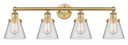 Bathroom Fixtures Four Lights by Innovations ( 405 | 616-4W-BB-G62 Edison ) 