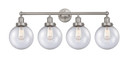 Bathroom Fixtures Four Lights by Innovations ( 405 | 616-4W-SN-G204-8 Edison ) 
