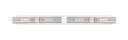 Bathroom Fixtures Cylindrical / Linear by Innovations ( 405 | 617L-4W-PC-G617-11SM Downtown Urban ) 