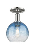 Semi-Flush Mts. Glass Down by Innovations ( 405 | 716-1C-PN-G483-8SB Arcadia ) 