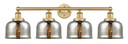 Bathroom Fixtures Four Lights by Innovations ( 405 | 616-4W-BB-G78 Edison ) 