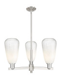 Mid. Chandeliers Glass Up by Innovations ( 405 | 716-3CR-SN-G480-6OP Arcadia ) 