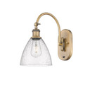 Sconces Single Glass by Innovations ( 405 | 518-1W-BB-GBD-754-LED Ballston ) 
