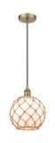 Mini Pendants Glass Down by Innovations ( 405 | 616-1P-AB-G121-10RB Edison ) 