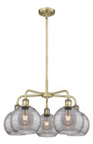 Mid. Chandeliers Glass Down by Innovations ( 405 | 516-5CR-AB-G1213-8SM Ballston ) 