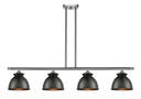 Linear/Island 4 Light + by Innovations ( 405 | 516-4I-SN-M14-BK Ballston ) 