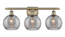 Bathroom Fixtures Three Lights by Innovations ( 405 | 516-3W-AB-G1213-8SM Ballston ) 
