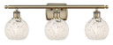 Bathroom Fixtures Three Lights by Innovations ( 405 | 516-3W-AB-G1216-6WM Ballston ) 