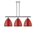 Linear/Island 3 Light Bar by Innovations ( 405 | 516-3I-PC-MBD-12-RD Ballston ) 