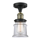 Semi-Flush Mts. Glass Down by Innovations ( 405 | 517-1CH-BAB-G182S-LED Franklin Restoration ) 
