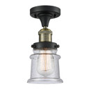 Semi-Flush Mts. Glass Down by Innovations ( 405 | 517-1CH-BAB-G184S-LED Franklin Restoration ) 