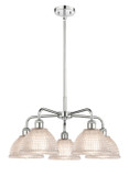 Mid. Chandeliers Glass Down by Innovations ( 405 | 516-5CR-PC-G422 Ballston ) 