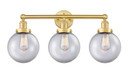 Bathroom Fixtures Three Lights by Innovations ( 405 | 616-3W-SG-G202-8 Edison ) 