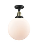 Semi-Flush Mts. Directional by Innovations ( 405 | 517-1CH-BAB-G201-10-LED Franklin Restoration ) 