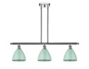 Linear/Island 3 Light Bar by Innovations ( 405 | 516-3I-PC-MBD-75-SF Ballston ) 