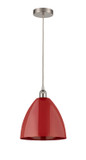 Pendants Metal Shade by Innovations ( 405 | 616-1P-SN-MBD-12-RD-LED Edison ) 