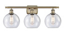 Bathroom Fixtures Three Lights by Innovations ( 405 | 516-3W-AB-G124-8 Ballston ) 