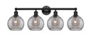 Bathroom Fixtures Four Lights by Innovations ( 405 | 616-4W-BK-G1213-8SM Edison ) 