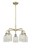 Mid. Chandeliers Glass Down by Innovations ( 405 | 516-5CR-AB-G2511 Ballston ) 