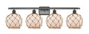 Bathroom Fixtures Four Lights by Innovations ( 405 | 516-4W-OB-G121-8RB-LED Ballston ) 