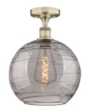 Semi-Flush Mts. Glass Down by Innovations ( 405 | 616-1F-AB-G1213-12SM Edison ) 