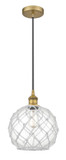 Mini Pendants Glass Down by Innovations ( 405 | 616-1P-BB-G122-10RW Edison ) 