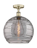 Semi-Flush Mts. Glass Down by Innovations ( 405 | 616-1F-AB-G1213-14SM Edison ) 