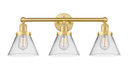 Bathroom Fixtures Three Lights by Innovations ( 405 | 616-3W-SG-G42 Edison ) 