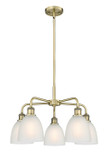 Mid. Chandeliers Glass Down by Innovations ( 405 | 516-5CR-AB-G381 Ballston ) 