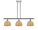 Linear/Island 3 Light Bar by Innovations ( 405 | 516-3I-PC-RBD-8-NAT Ballston ) 