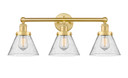 Bathroom Fixtures Three Lights by Innovations ( 405 | 616-3W-SG-G44 Edison ) 