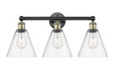 Bathroom Fixtures Three Lights by Innovations ( 405 | 616-3W-BAB-GBC-82 Edison ) 
