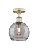 Semi-Flush Mts. Glass Down by Innovations ( 405 | 616-1F-AB-G1213-8SM Edison ) 