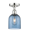 Semi-Flush Mts. Glass Down by Innovations ( 405 | 616-1F-PC-G558-6BL Edison ) 