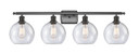 Bathroom Fixtures Four Lights by Innovations ( 405 | 516-4W-OB-G124-8 Ballston ) 