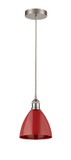 Mini Pendants Metal Shade by Innovations ( 405 | 616-1P-SN-MBD-75-RD Edison ) 