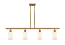 Linear/Island 4 Light + by Innovations ( 405 | 516-4I-BB-G801 Ballston ) 
