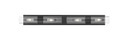 Bathroom Fixtures Cylindrical / Linear by Innovations ( 405 | 617S-4W-BK-G617-8CL Downtown Urban ) 