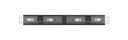Bathroom Fixtures Cylindrical / Linear by Innovations ( 405 | 617S-4W-BK-G617-8SCL Downtown Urban ) 