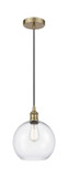 Mini Pendants Glass Down by Innovations ( 405 | 616-1P-AB-G122-10 Edison ) 