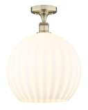 Semi-Flush Mts. Glass Down by Innovations ( 405 | 616-1F-AB-G1217-14WV Edison ) 