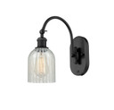 Sconces Single Glass by Innovations ( 405 | 518-1W-BK-G2511 Ballston ) 