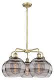Mid. Chandeliers Glass Down by Innovations ( 405 | 516-5CR-AB-G556-10SM Ballston ) 