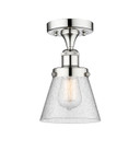 Semi-Flush Mts. Glass Down by Innovations ( 405 | 616-1F-PC-G64 Edison ) 