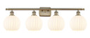 Bathroom Fixtures Four Lights by Innovations ( 405 | 516-4W-AB-G1217-8WV Ballston ) 